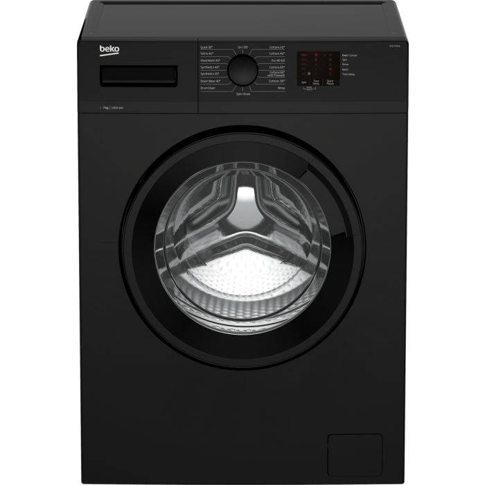 C T Bell (Crowthorne) Ltd  Beko WTK72041B 7Kg 1200 Spin Washing Machine -  Black